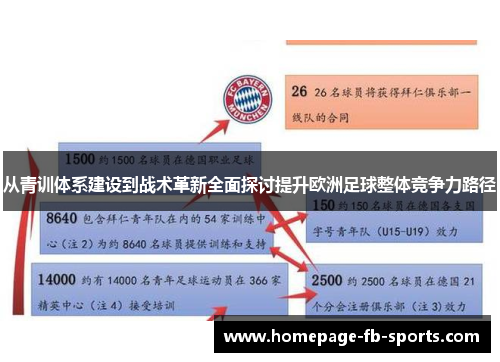 从青训体系建设到战术革新全面探讨提升欧洲足球整体竞争力路径