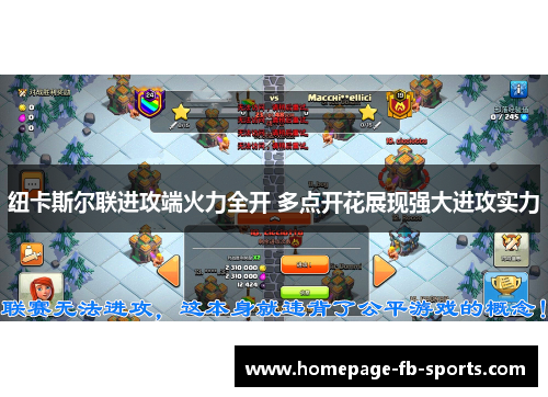 纽卡斯尔联进攻端火力全开 多点开花展现强大进攻实力 纽卡斯尔联进攻端火力全开 多点开花展现强大进攻实力